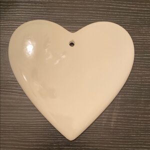 Cream Heart-Shaped Wall Decor